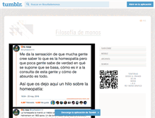 Tablet Screenshot of filosofiademonos.tumblr.com