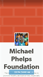 Mobile Screenshot of michaelphelpsfoundation.tumblr.com