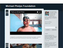 Tablet Screenshot of michaelphelpsfoundation.tumblr.com