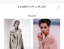 Tablet Screenshot of fashiononaplate.tumblr.com