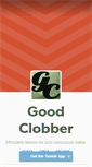 Mobile Screenshot of goodclobber.tumblr.com