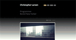Desktop Screenshot of christopherlarsen.tumblr.com