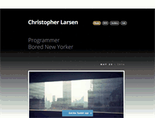 Tablet Screenshot of christopherlarsen.tumblr.com