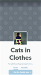 Mobile Screenshot of clothedkitties.tumblr.com