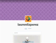 Tablet Screenshot of laurenlizperez.tumblr.com