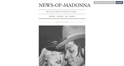 Desktop Screenshot of news-of-madonna.tumblr.com