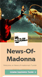 Mobile Screenshot of news-of-madonna.tumblr.com