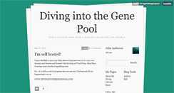 Desktop Screenshot of divingintothegenepool.tumblr.com