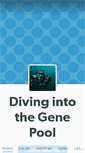 Mobile Screenshot of divingintothegenepool.tumblr.com