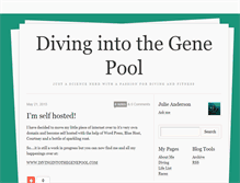 Tablet Screenshot of divingintothegenepool.tumblr.com