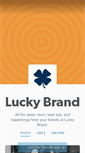 Mobile Screenshot of luckybrand.tumblr.com