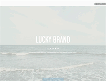 Tablet Screenshot of luckybrand.tumblr.com