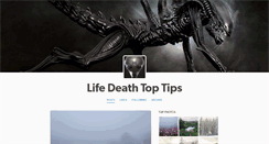 Desktop Screenshot of lifedeathtoptips.tumblr.com