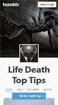 Mobile Screenshot of lifedeathtoptips.tumblr.com