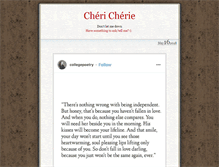 Tablet Screenshot of chericherie.tumblr.com