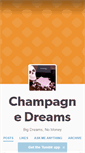 Mobile Screenshot of champagnedreamin.tumblr.com