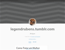 Tablet Screenshot of legendrubens.tumblr.com