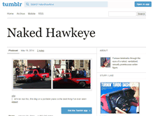 Tablet Screenshot of nakedhawkeye.tumblr.com