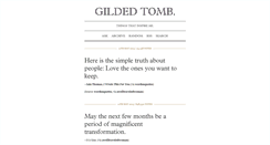Desktop Screenshot of gildedtomb.tumblr.com