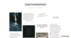 Desktop Screenshot of cigarettesandhappiness.tumblr.com