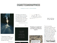 Tablet Screenshot of cigarettesandhappiness.tumblr.com
