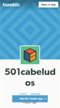 Mobile Screenshot of 501cabeludos.tumblr.com