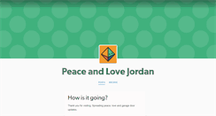 Desktop Screenshot of peaceandlovejordan.tumblr.com