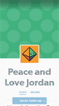 Mobile Screenshot of peaceandlovejordan.tumblr.com