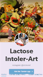 Mobile Screenshot of lactoseintolerart.tumblr.com