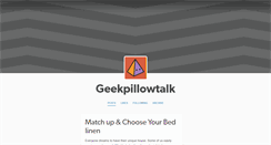 Desktop Screenshot of geekpillowtalk.tumblr.com