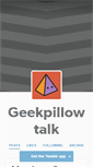Mobile Screenshot of geekpillowtalk.tumblr.com