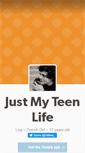 Mobile Screenshot of justmyteenlife.tumblr.com