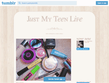 Tablet Screenshot of justmyteenlife.tumblr.com