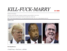 Tablet Screenshot of killfuckmarry.tumblr.com