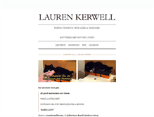 Tablet Screenshot of laurenkerwell.tumblr.com