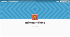 Desktop Screenshot of animegirlfriend.tumblr.com