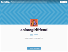 Tablet Screenshot of animegirlfriend.tumblr.com