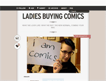Tablet Screenshot of ladiesbuyingcomics.tumblr.com