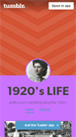 Mobile Screenshot of 1920s.tumblr.com