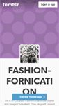 Mobile Screenshot of fashion-fornication.tumblr.com