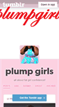 Mobile Screenshot of plumpgirls.tumblr.com