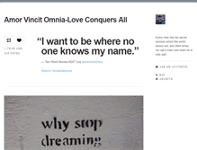 Tablet Screenshot of amorvincatomnia.tumblr.com