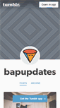 Mobile Screenshot of bapupdates.tumblr.com