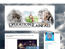 Tablet Screenshot of operationrainfall.tumblr.com