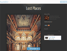 Tablet Screenshot of lostplaces.tumblr.com
