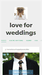Mobile Screenshot of loveforweddings.tumblr.com
