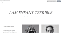 Desktop Screenshot of i-am-enfant-terrible.tumblr.com