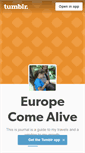 Mobile Screenshot of europealive.tumblr.com