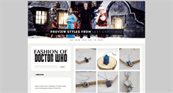 Desktop Screenshot of fashionofdoctorwho.tumblr.com