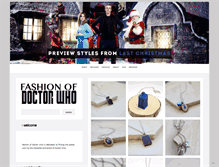 Tablet Screenshot of fashionofdoctorwho.tumblr.com